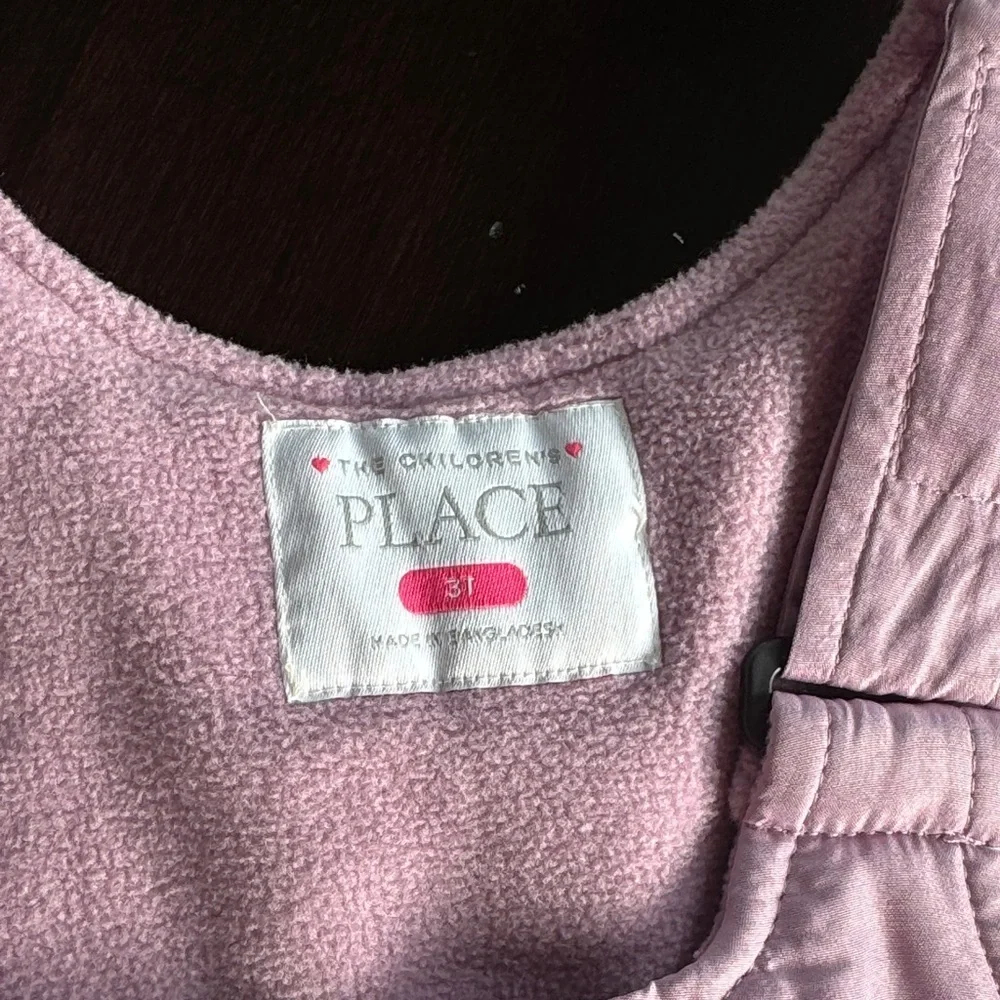 The Children's Place Light Pink Kids Overalls - Picture 2 of 4